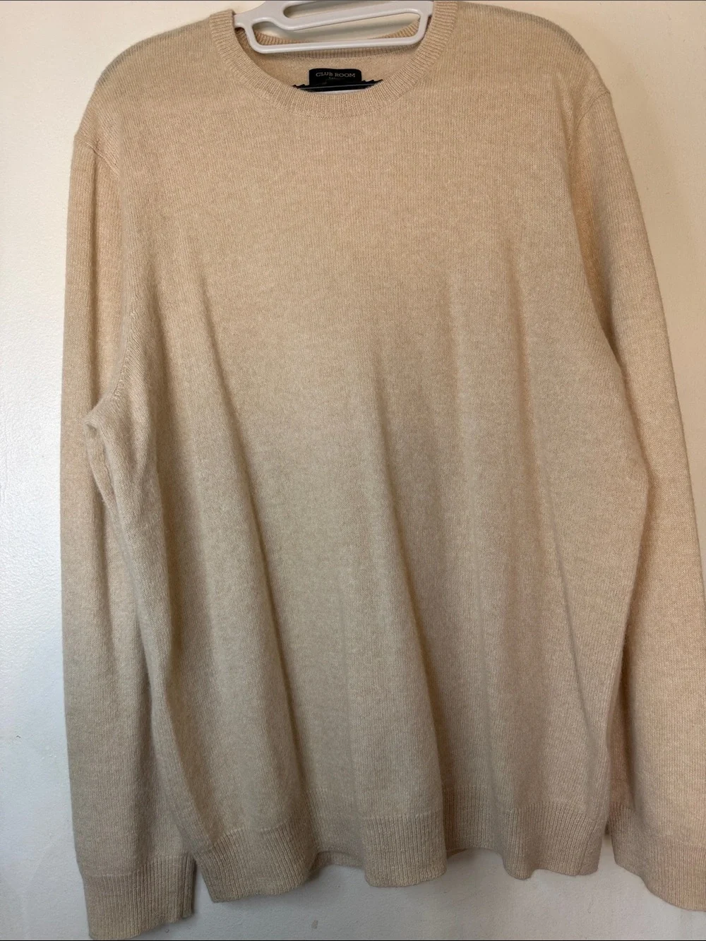 Club Monaco Men's Crewneck Sweater in Beige